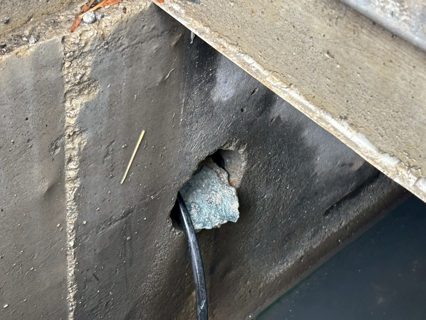 高壓水刀通管｜沙鹿區曾小姐水泥砂漿清洗
