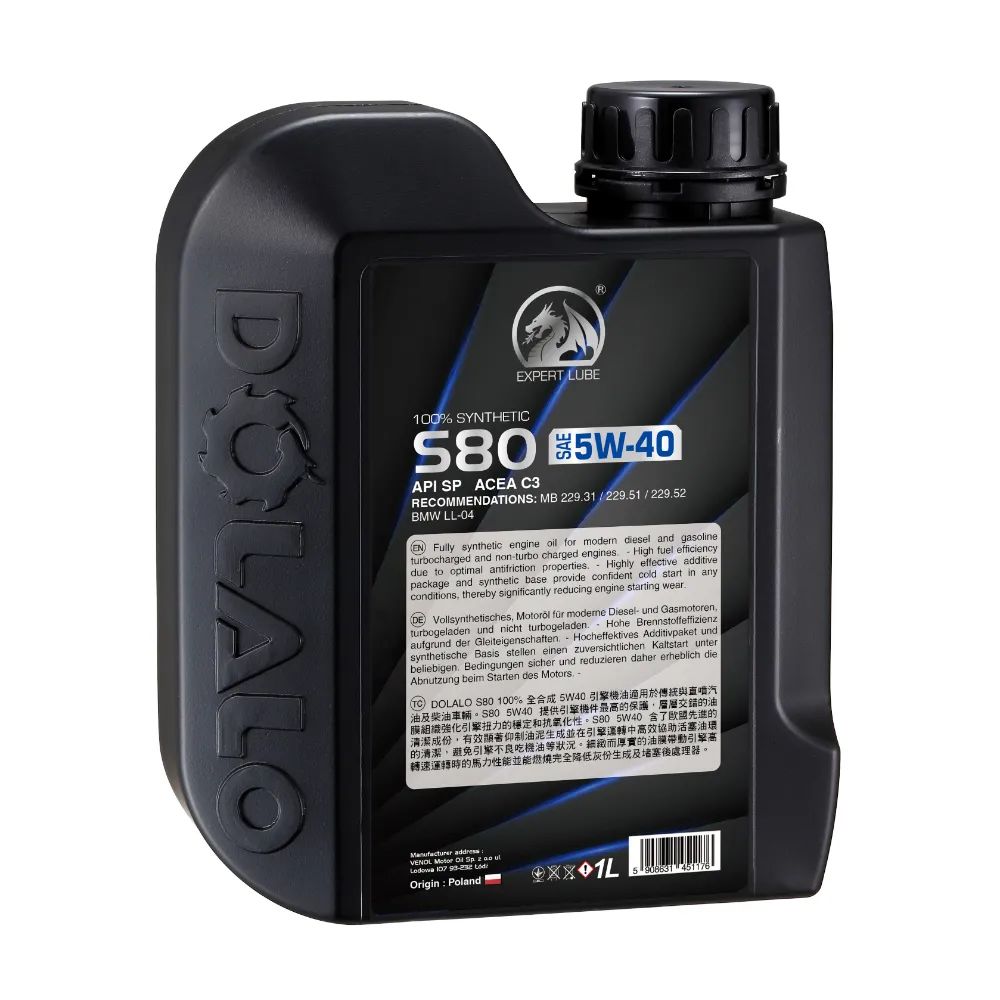 SUPERIOR S80 5W-40 全合成機油