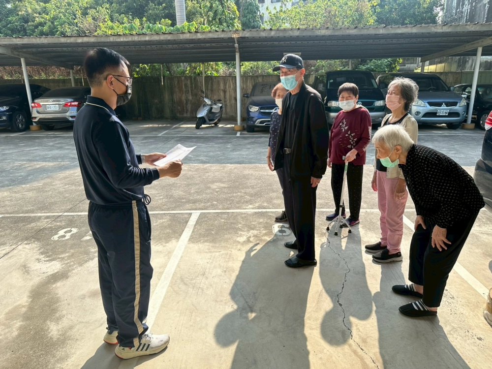 消防演練-戶外確認人員