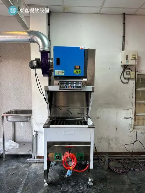 油炸機油煙設備規劃 高雄楠梓新龍油炸機規劃案例