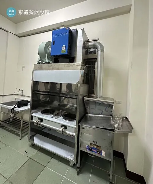 自助餐店靜電除油煙機安裝 台中福田路設備規劃案例