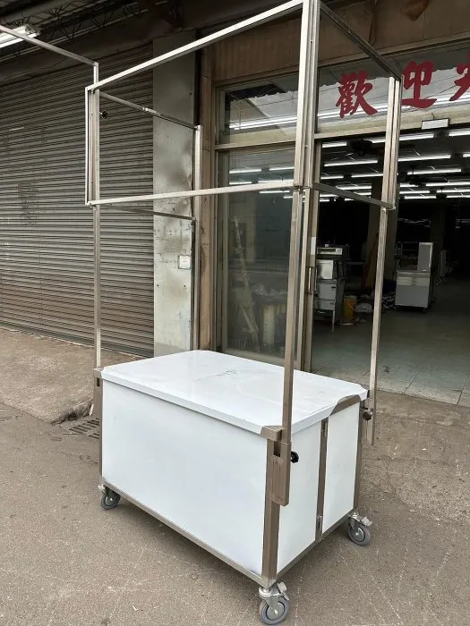 | 尚未開放下單 | 複合式平台型攤車(304純白鐵)