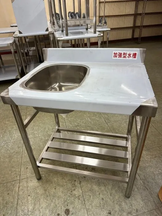| 尚未開放下單 | 全新 左水槽右平台20深72*56*80cm
