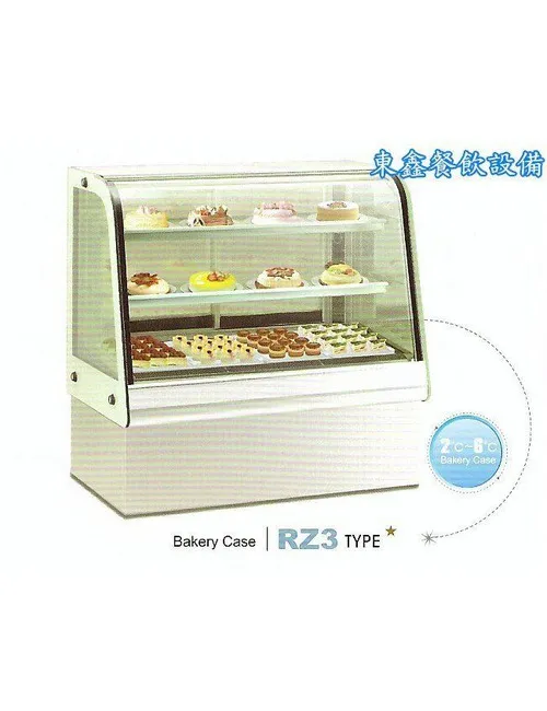 RZ3 彎玻璃3層蛋糕展示櫃