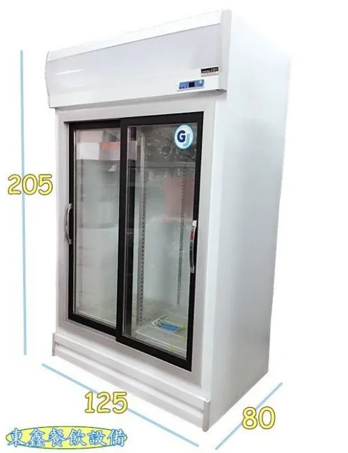 全新 2門滑門西點櫥