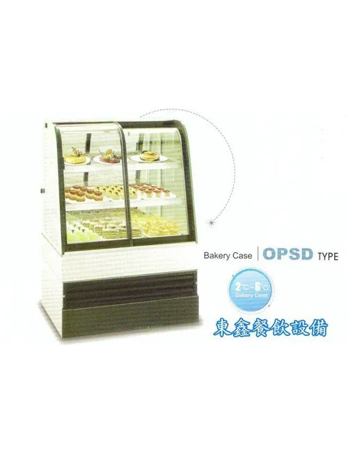 OPSD 小型蛋糕圓玻璃展示櫃
