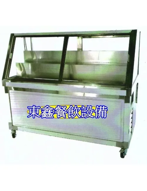 全新 5尺8四面玻璃冷藏展示櫥