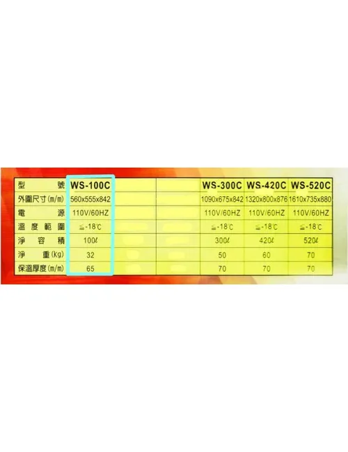 全新 萬寶 尺9冰櫃