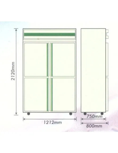 全新 風冷半凍藏冰箱