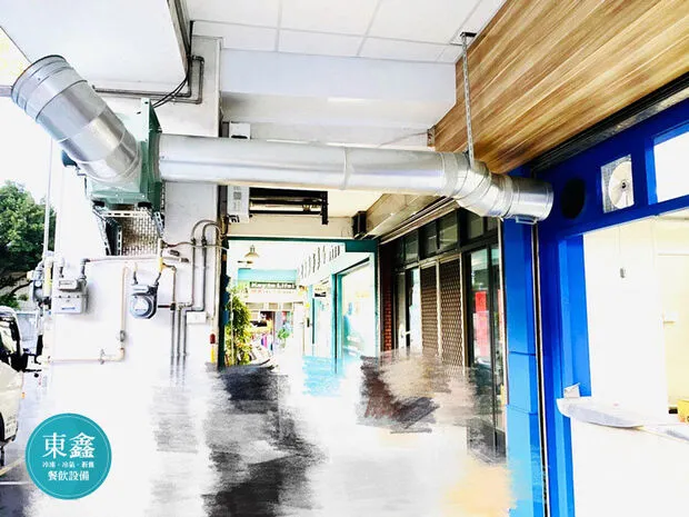 苗栗早午餐店 排油煙施作案例