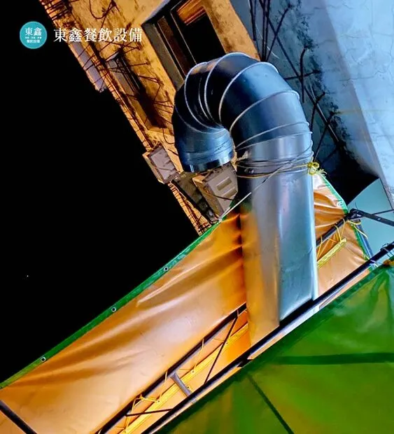 炸雞店開店設備 油炸機 油煙設備 台中草屯市場設備案例