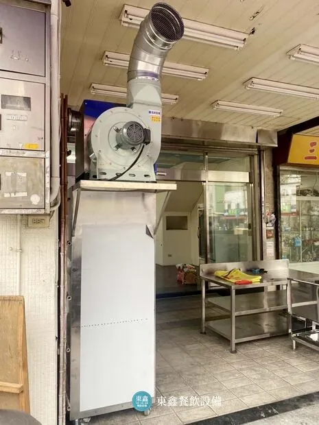 台中麵店靜電除油機安裝 北區五權路二姐海鮮麵案例