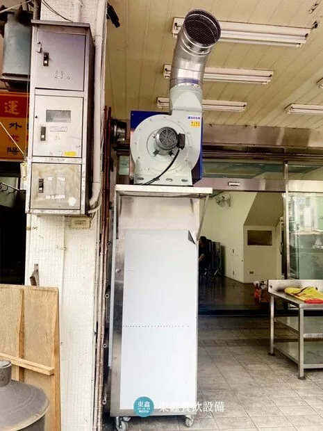 台中麵店靜電除油機安裝 北區五權路二姐海鮮麵案例