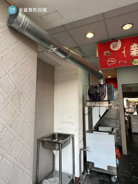 油炸機油煙設備規劃 高雄楠梓新龍油炸機規劃案例