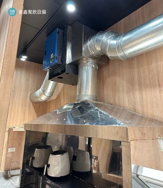 台中健康餐盒廚房排油煙設備 風管規劃案例