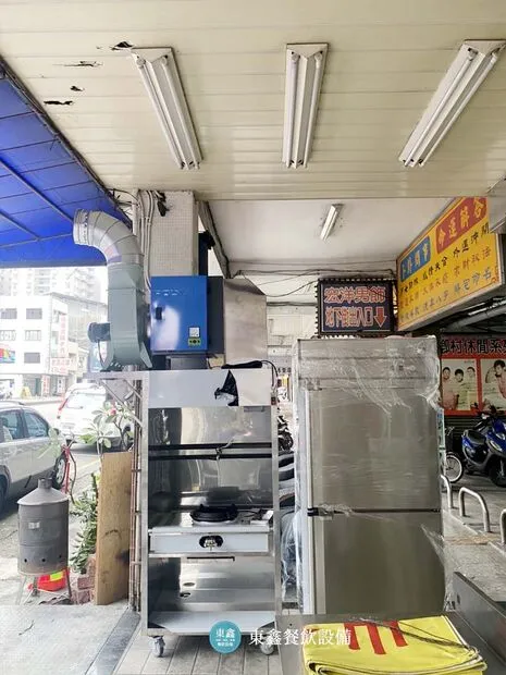 台中麵店靜電除油機安裝 北區五權路二姐海鮮麵案例