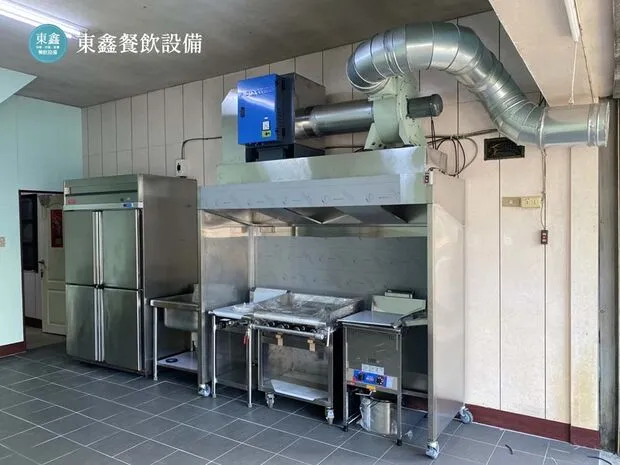 台中便當店落地型煙罩規劃 台中市復興路案例