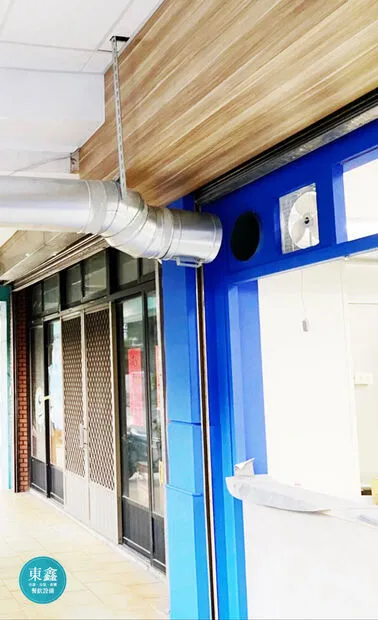 苗栗早午餐店 排油煙施作案例