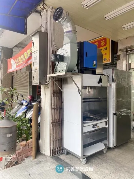 台中麵店靜電除油機安裝 北區五權路二姐海鮮麵案例