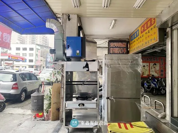 台中麵店靜電除油機安裝 北區五權路二姐海鮮麵案例