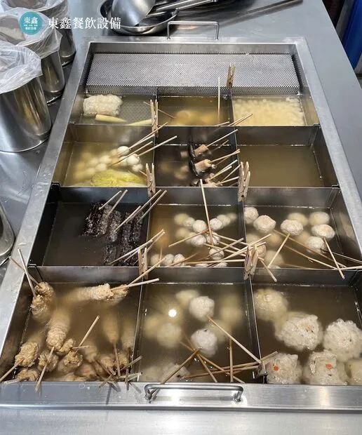 關東煮機 不鏽鋼吧台規劃 台中中中黑輪關東煮餐飲設備案例