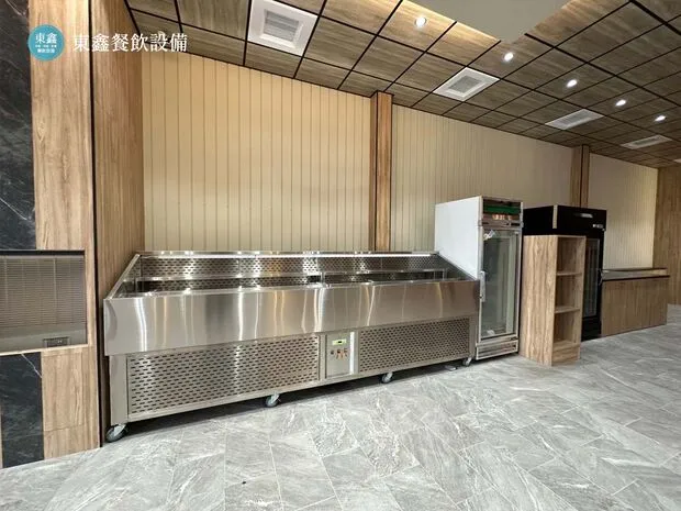 羊肉爐大型自助吧台訂製 廚房水槽 台中耀武羊威羊肉爐開店設備案例