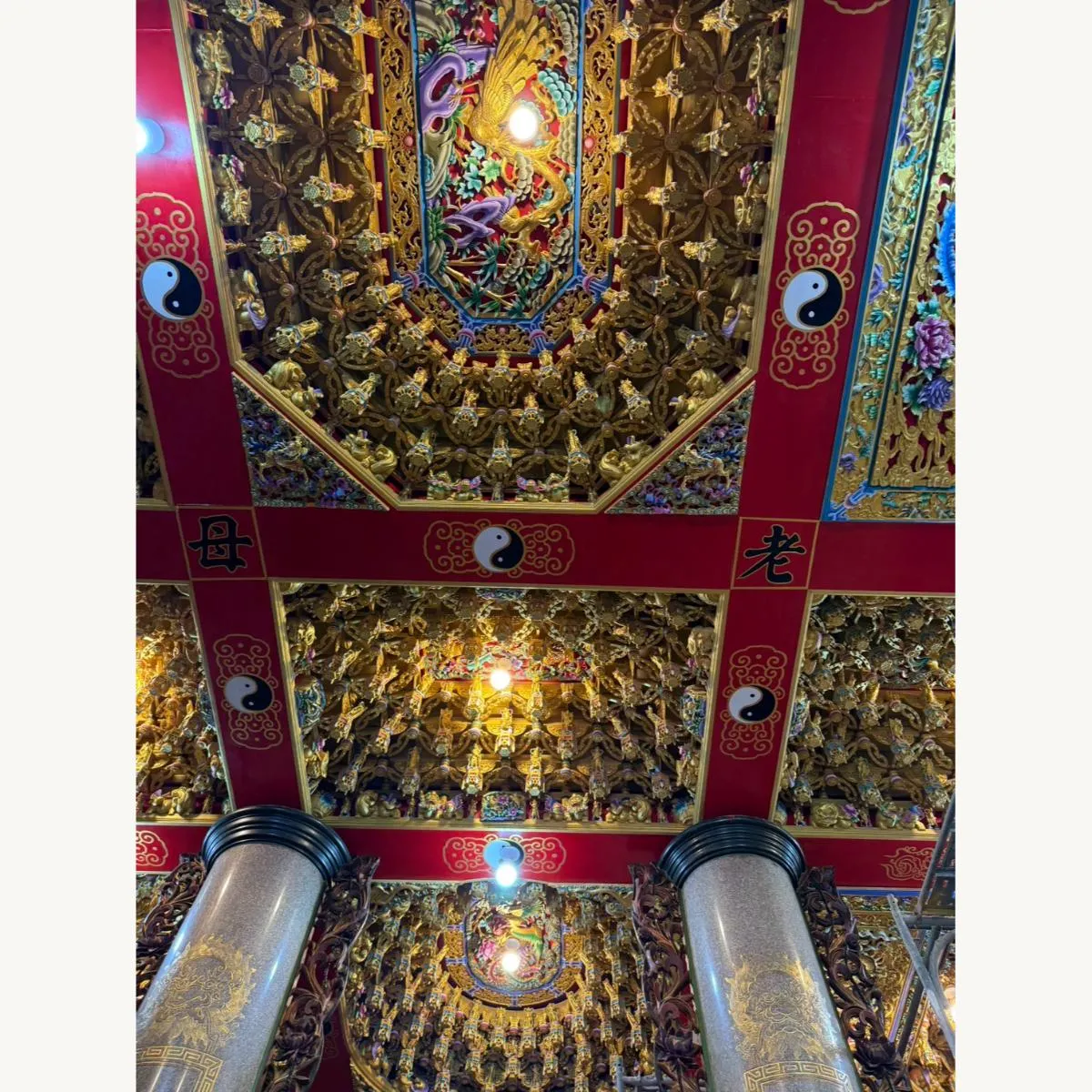 台南南化梨山老母宮結網