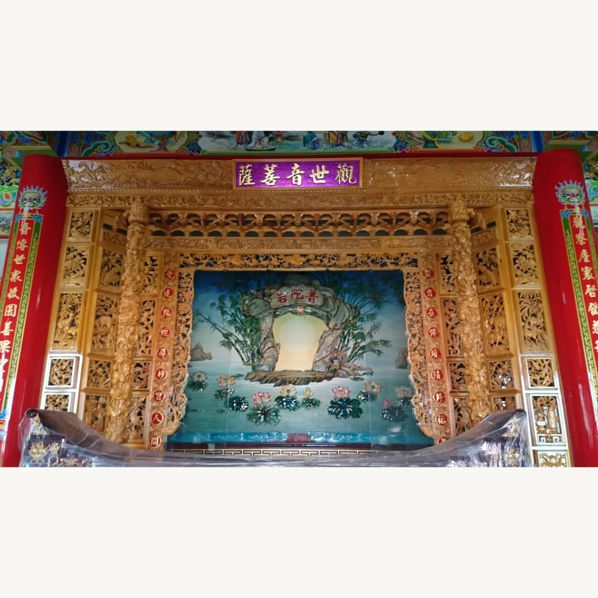 台南歸仁德天宮前殿中港