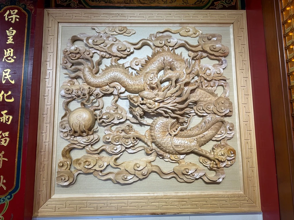 永康保聖殿龍邊｜浮雕後貼｜
