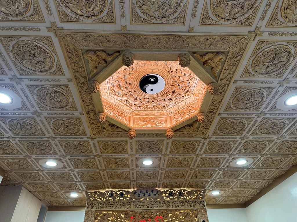 大社財德宮｜八卦天花板｜