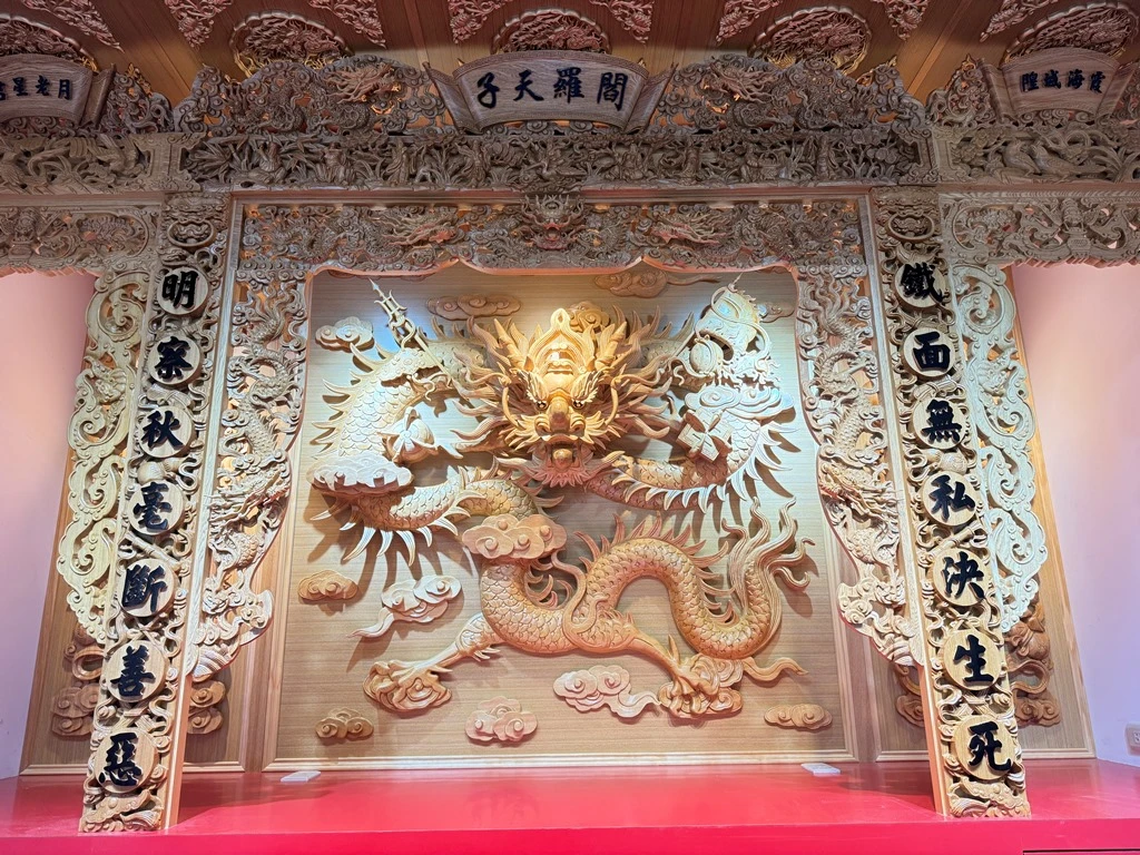 新北朝清宮猛龍｜浮雕後貼｜