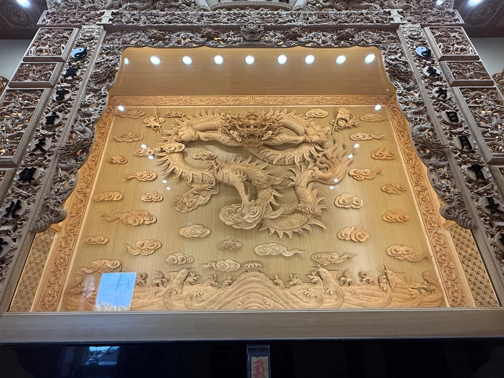 中埔東興宮猛龍｜浮雕後貼｜