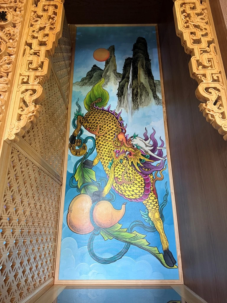 台中臨水妙聖宮麒麟｜後貼彩貼｜