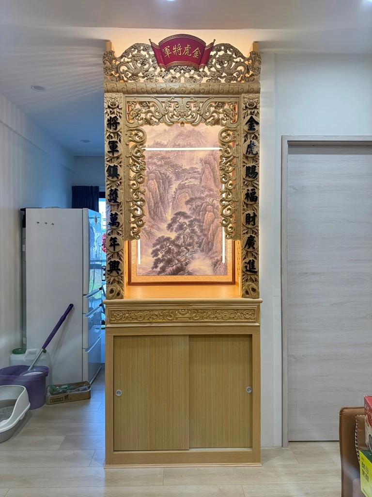 彰化永靖金虎將軍｜單座神龕｜