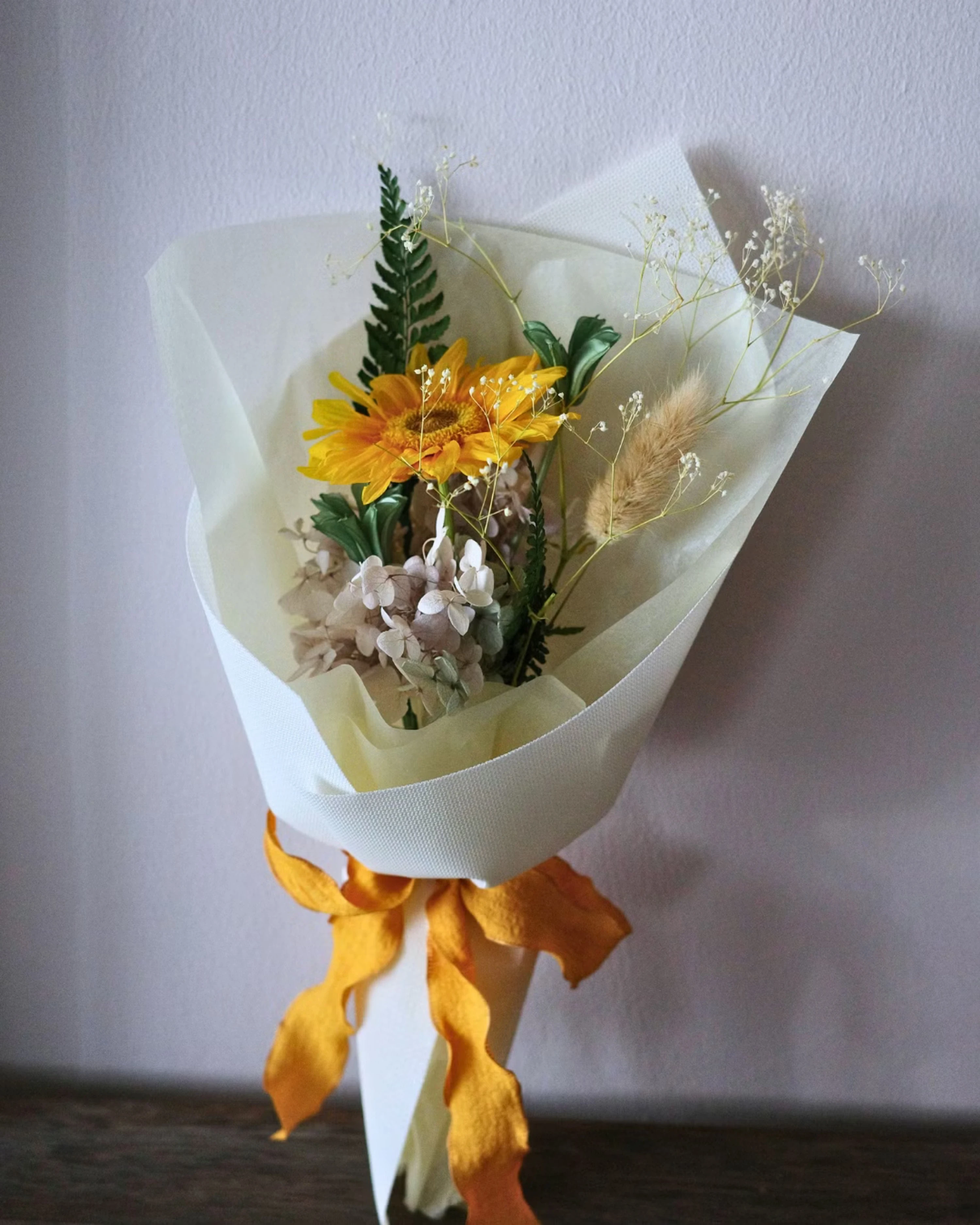 【逐光而行的盛夏】黃金向日葵不凋花束