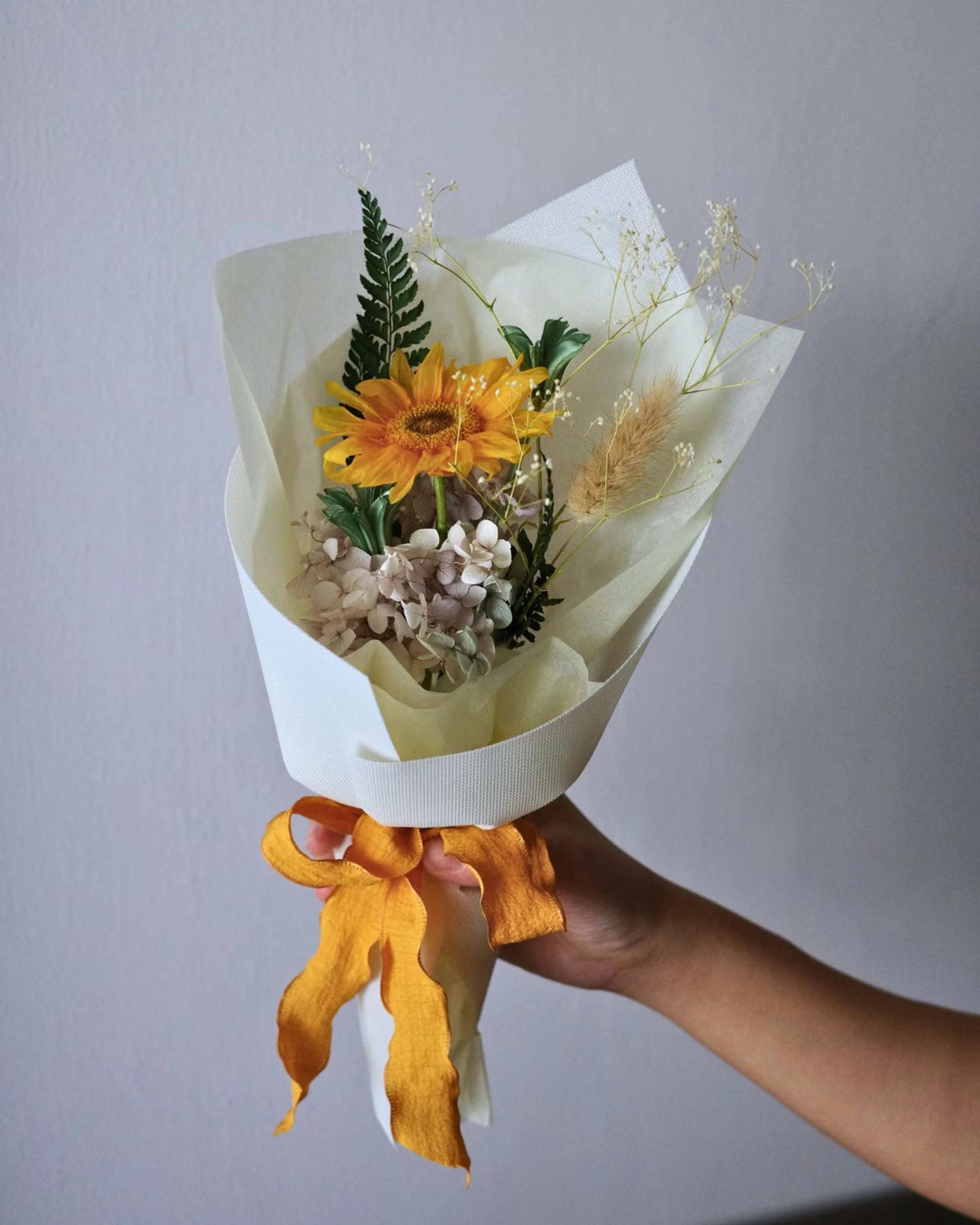 【逐光而行的盛夏】黃金向日葵不凋花束