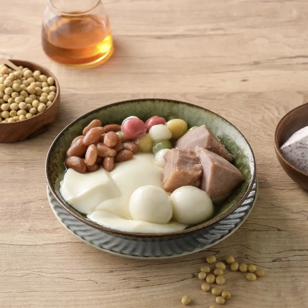 炒糖豆花＋加購好料