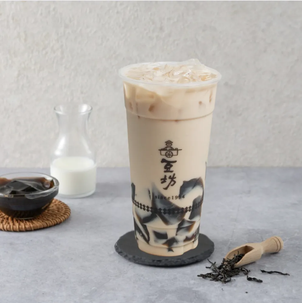 鮮奶茶＋嫩仙草