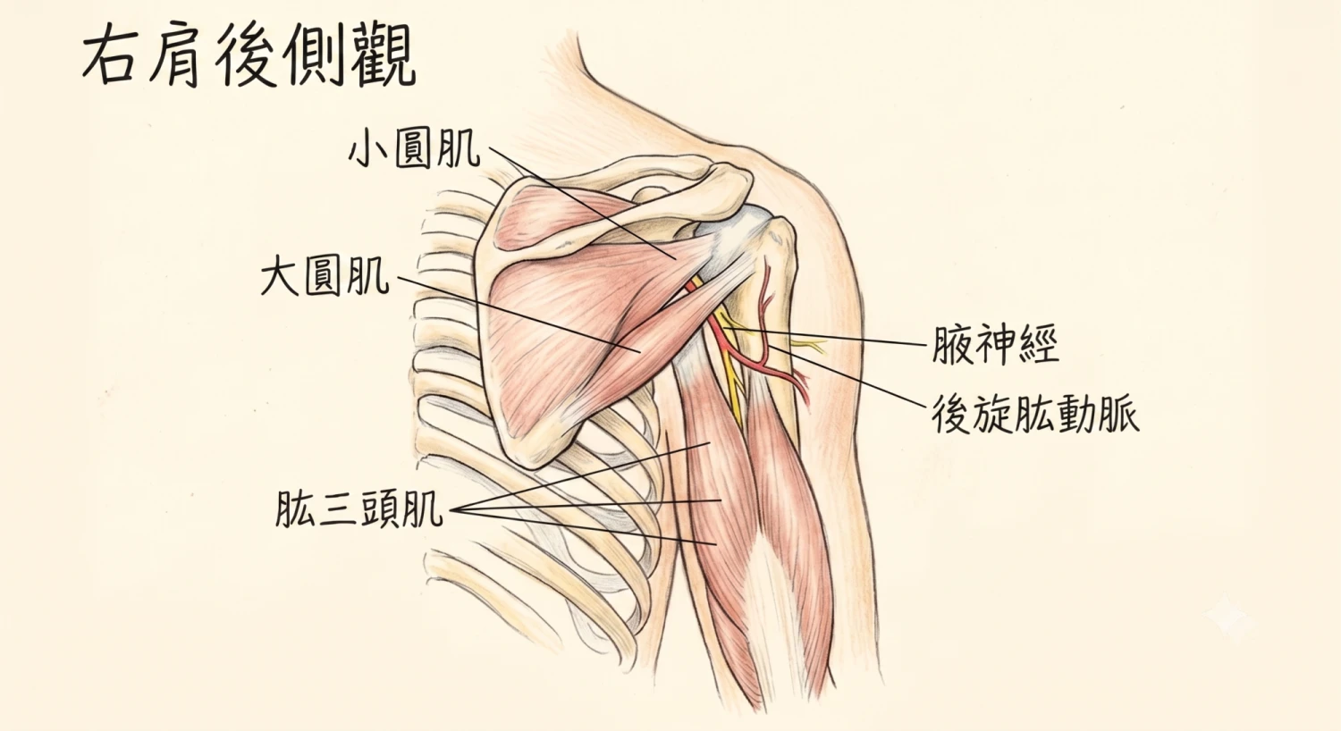 摸不到的深層肩膀痛：當五十肩合併腋神經壓迫