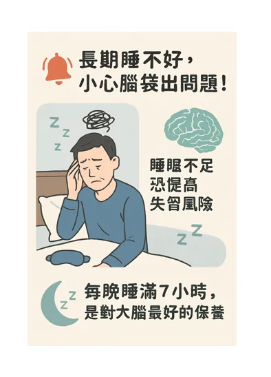 良好的睡眠 與 失智症的預防