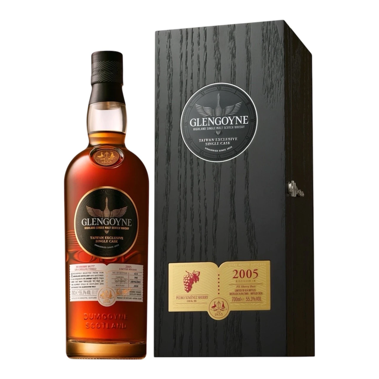 格蘭哥尼-2005 PX雪莉桶台灣限定 GLENGOYNE 2005 PX SHERRY HOGSHEAD TAIWAN EXCLUSIVE SINGLE CASK