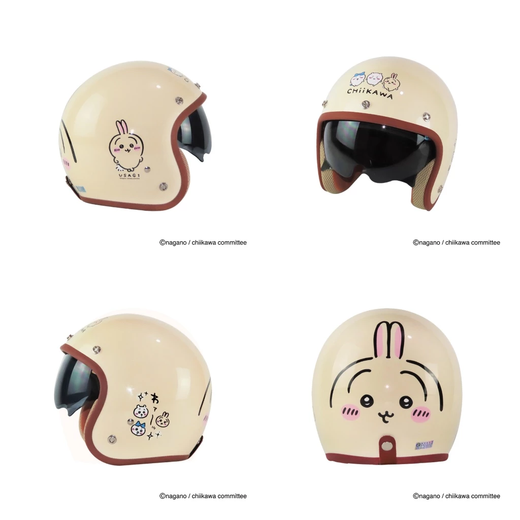   華泰 K806S 吉伊卡哇安全帽 吉伊卡哇 小八貓 烏薩奇 內墨鏡騎士帽 3/4罩【正版授權】