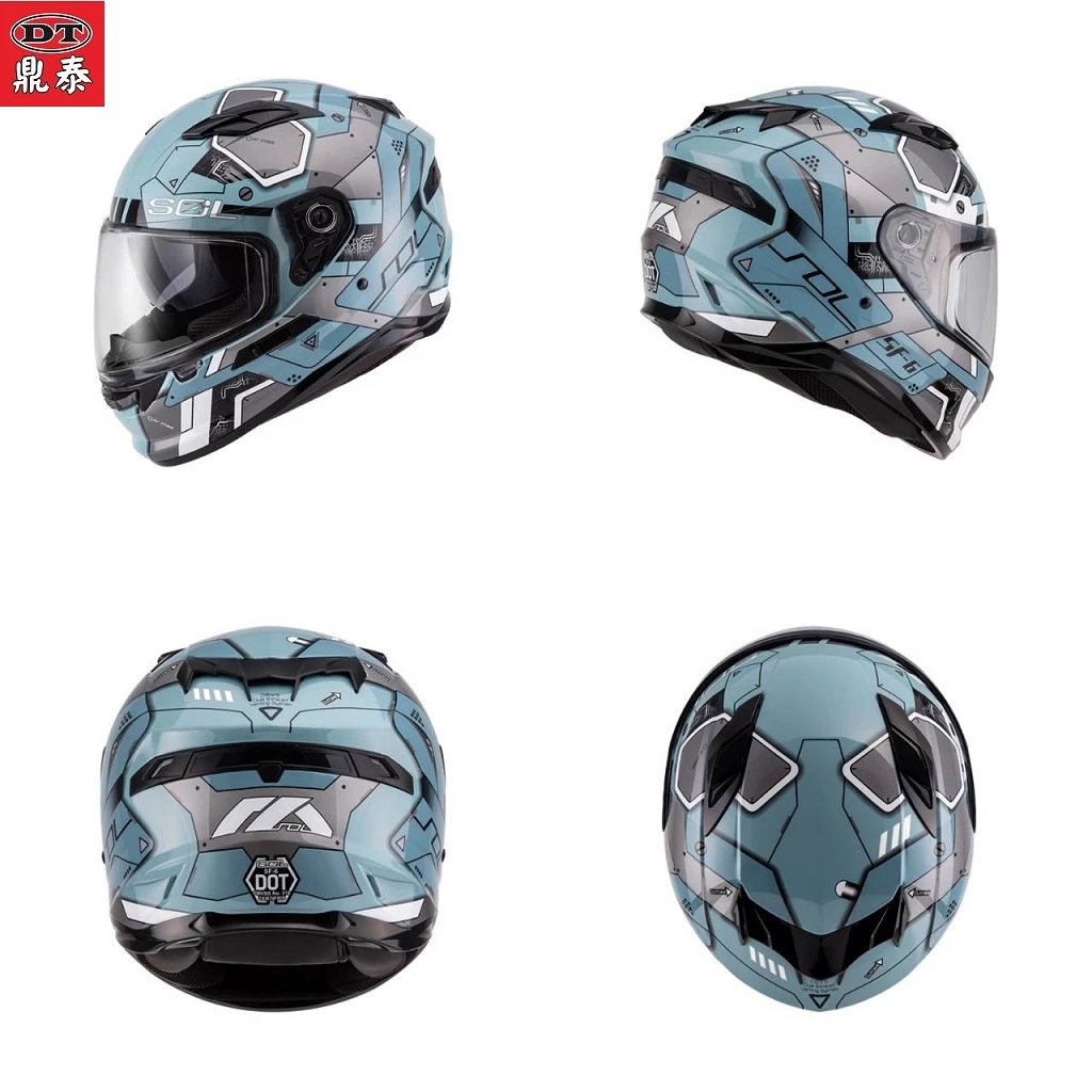 SOL SF-6 / SF6 機動戰甲 內藏式墨鏡 EPS完全防護 全可拆洗 全罩 安全帽