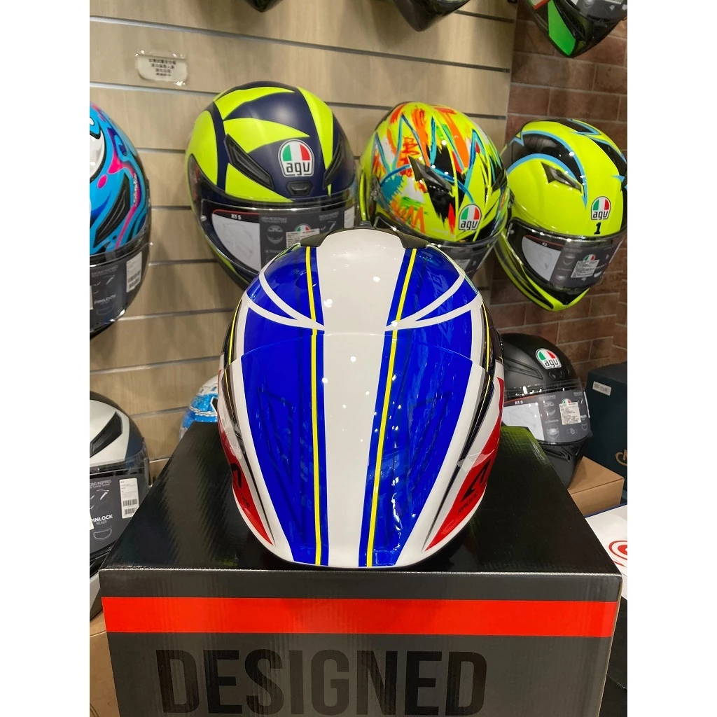 ASTONE GTB 800 AO25 白/藍 大鴨尾 輕量化 全罩 安全帽 內墨片 GTB800