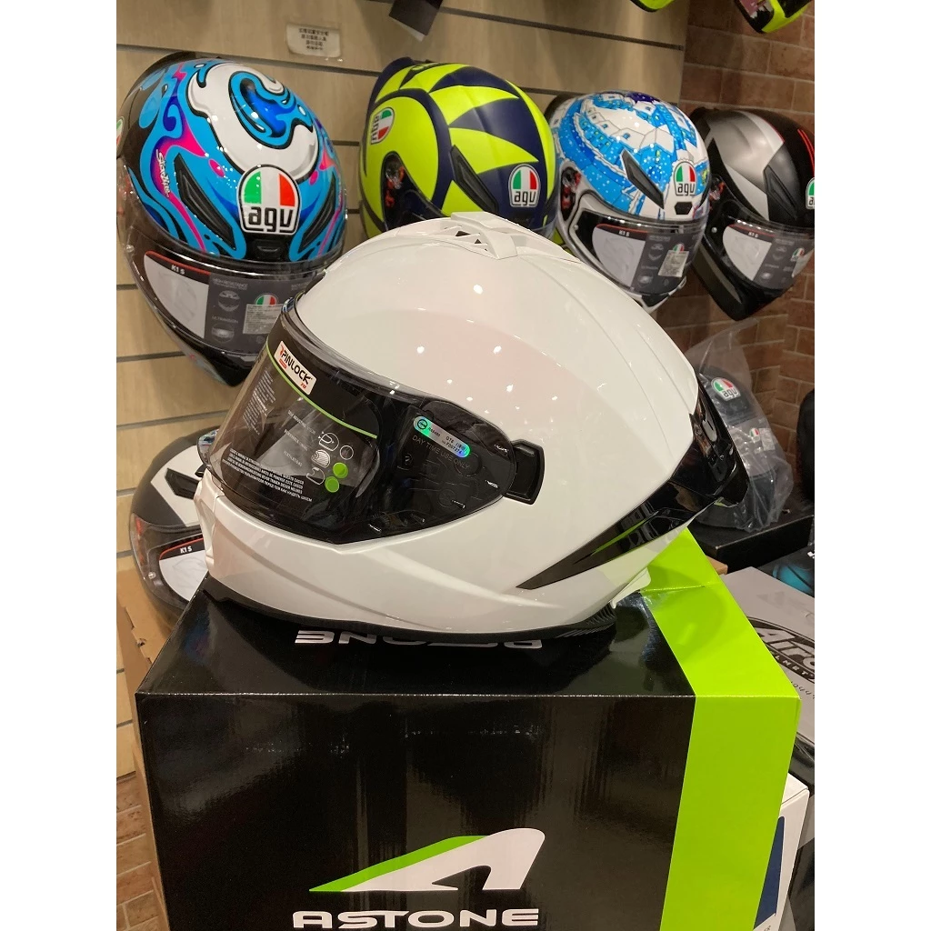 ASTONE GT6 PLUS 大鴨尾 全罩式安全帽 內墨鏡 眼鏡溝 藍芽耳機孔 金屬排扣