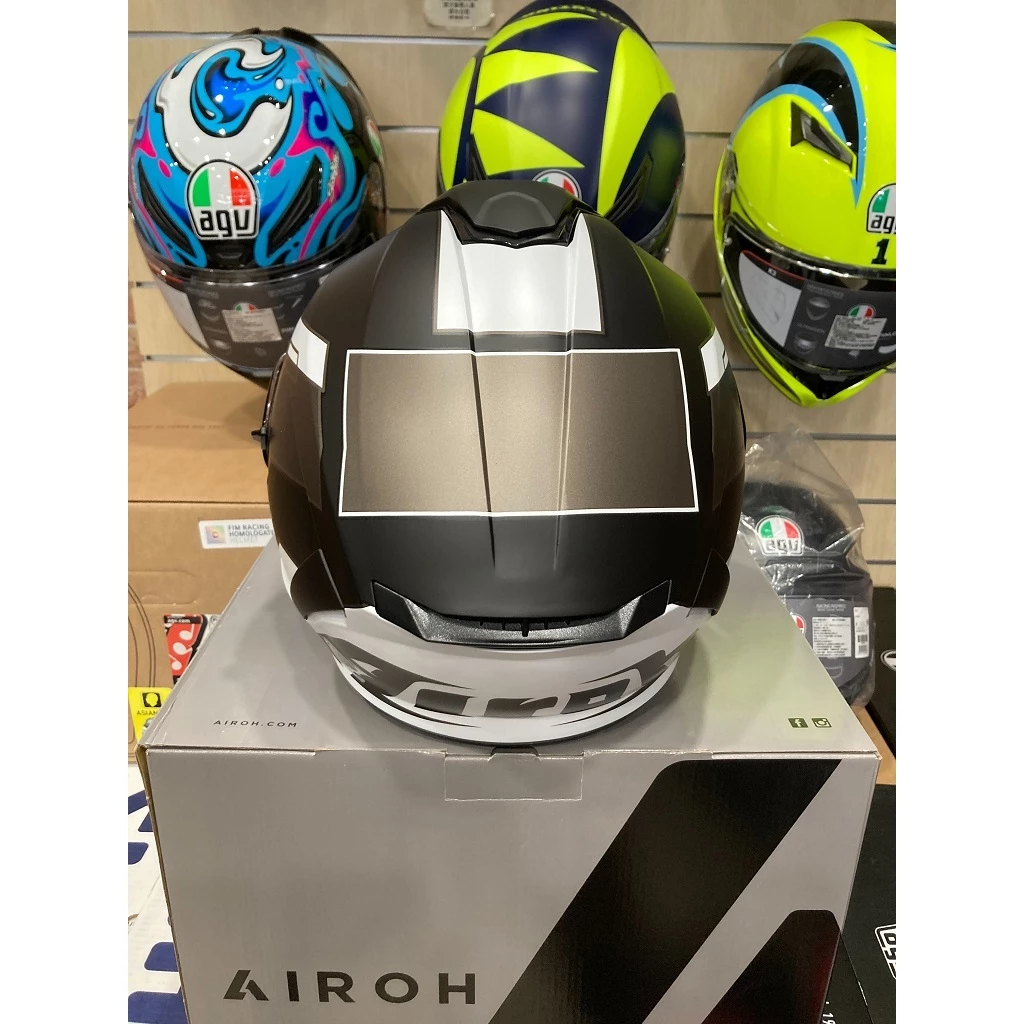 Airoh SPARK #10 消黑灰 透氣 輕量化 內墨鏡 全罩 (公司貨)