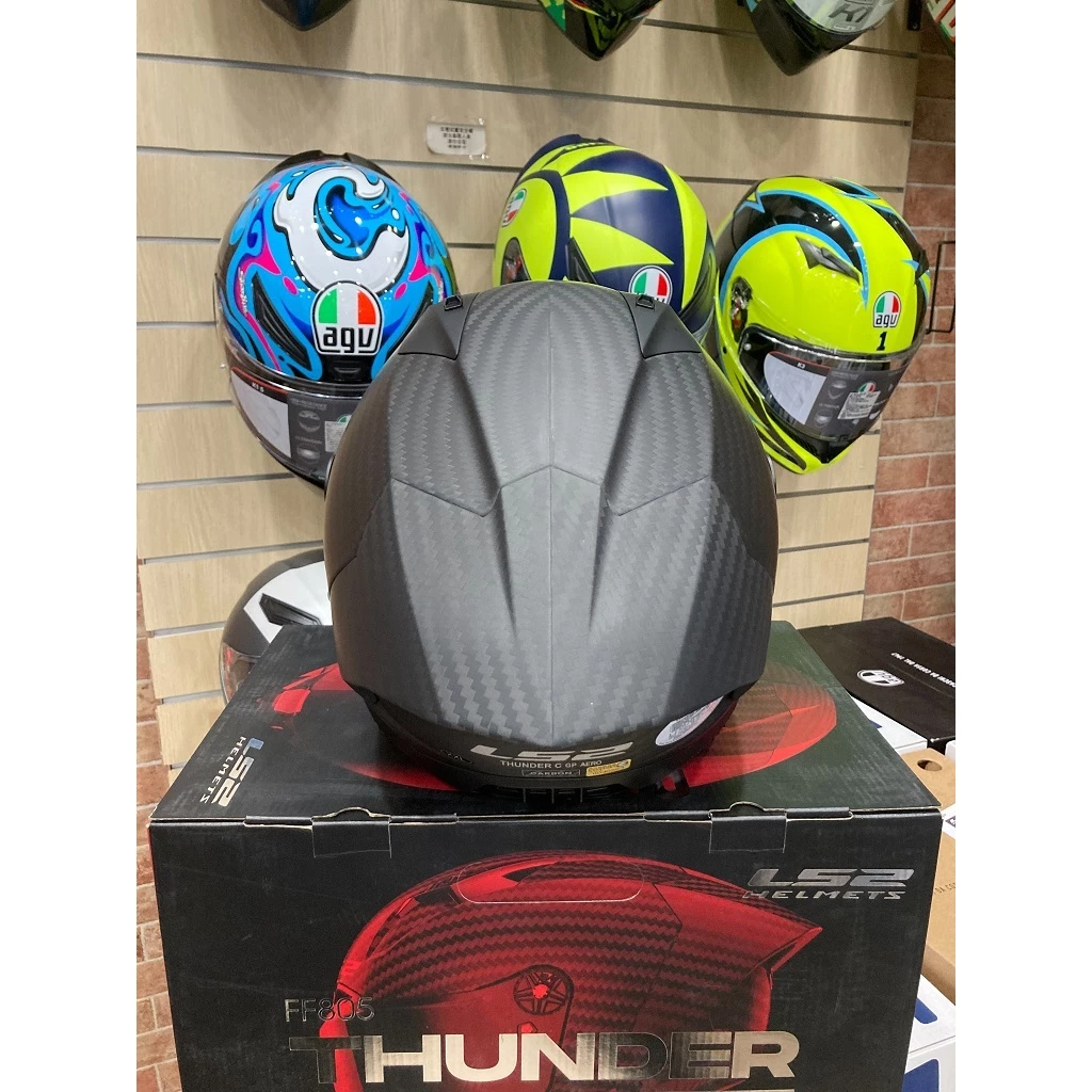 西班牙LS2 FF805 THUNDER CARBON GP AERO 頂級進口碳纖維安全帽 亞洲版公司貨