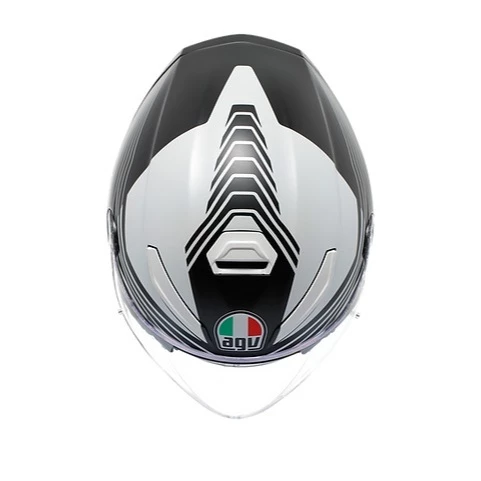 AGV K5 JET EVO CONTROL 消光黑白 3/4半罩 內墨片 金屬排扣 亞版 公司貨 現貨