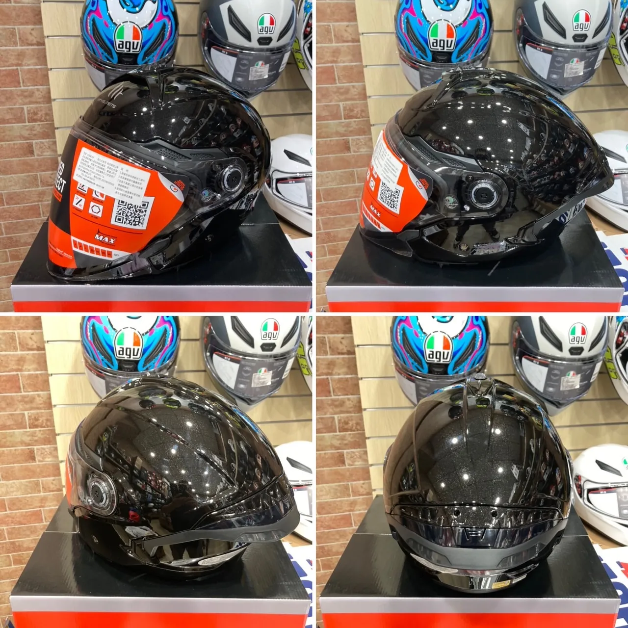 西班牙 MT COSMO SV 星際 閃光黑 亮黑 3/4半罩 安全帽 快拆式鏡片 內墨鏡 鴨尾 亞版公司貨