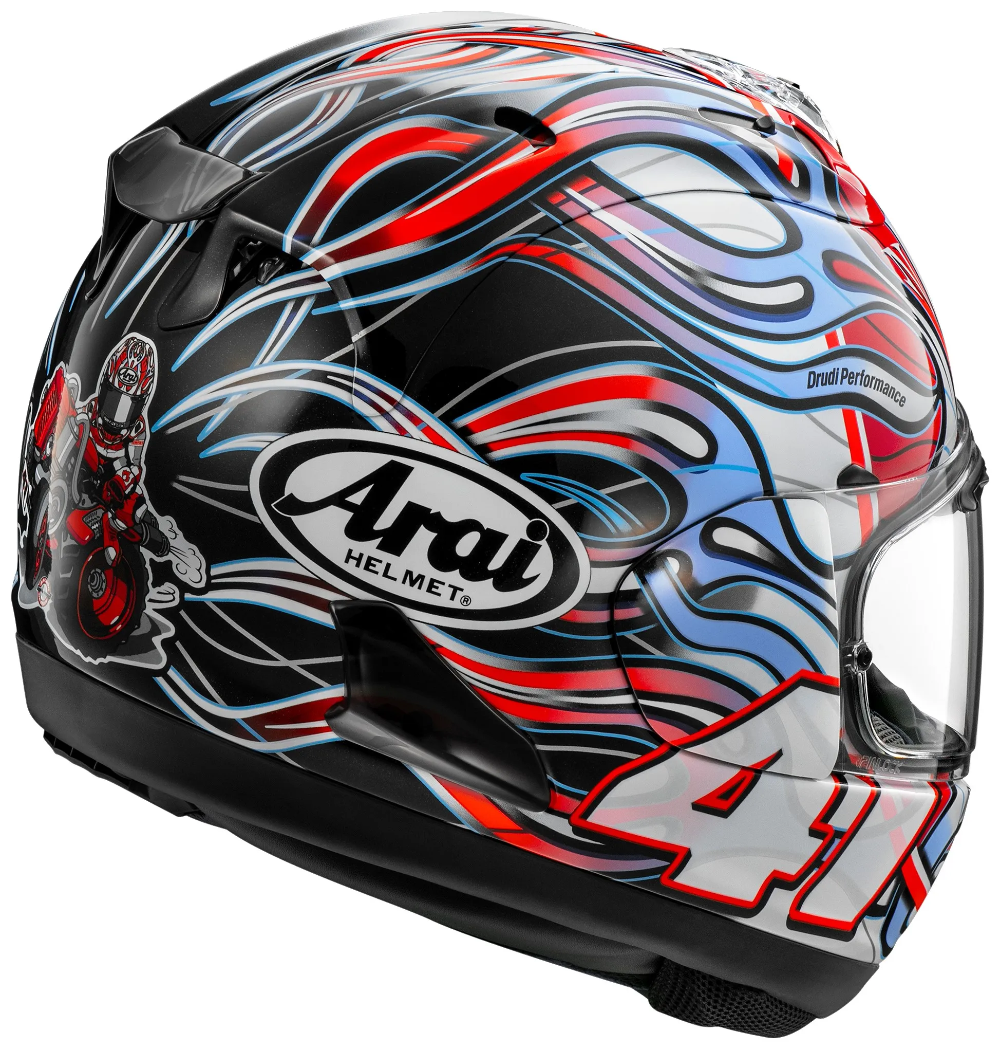 ARAI RX-7X HAGA WSBK 芳賀紀行 藍火焰 全罩安全帽 RX7X 公司貨